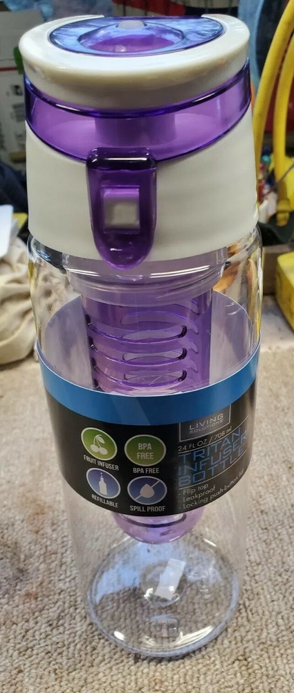 Living Solutions Triton Infusion Bottle Purple