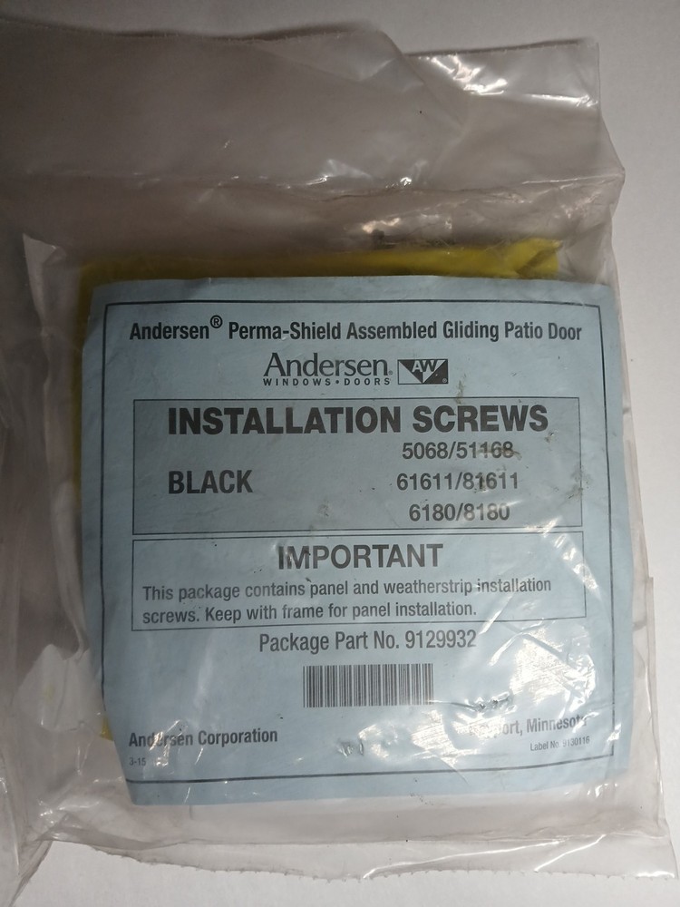 Anderson Window Patio Door Hardware Pack