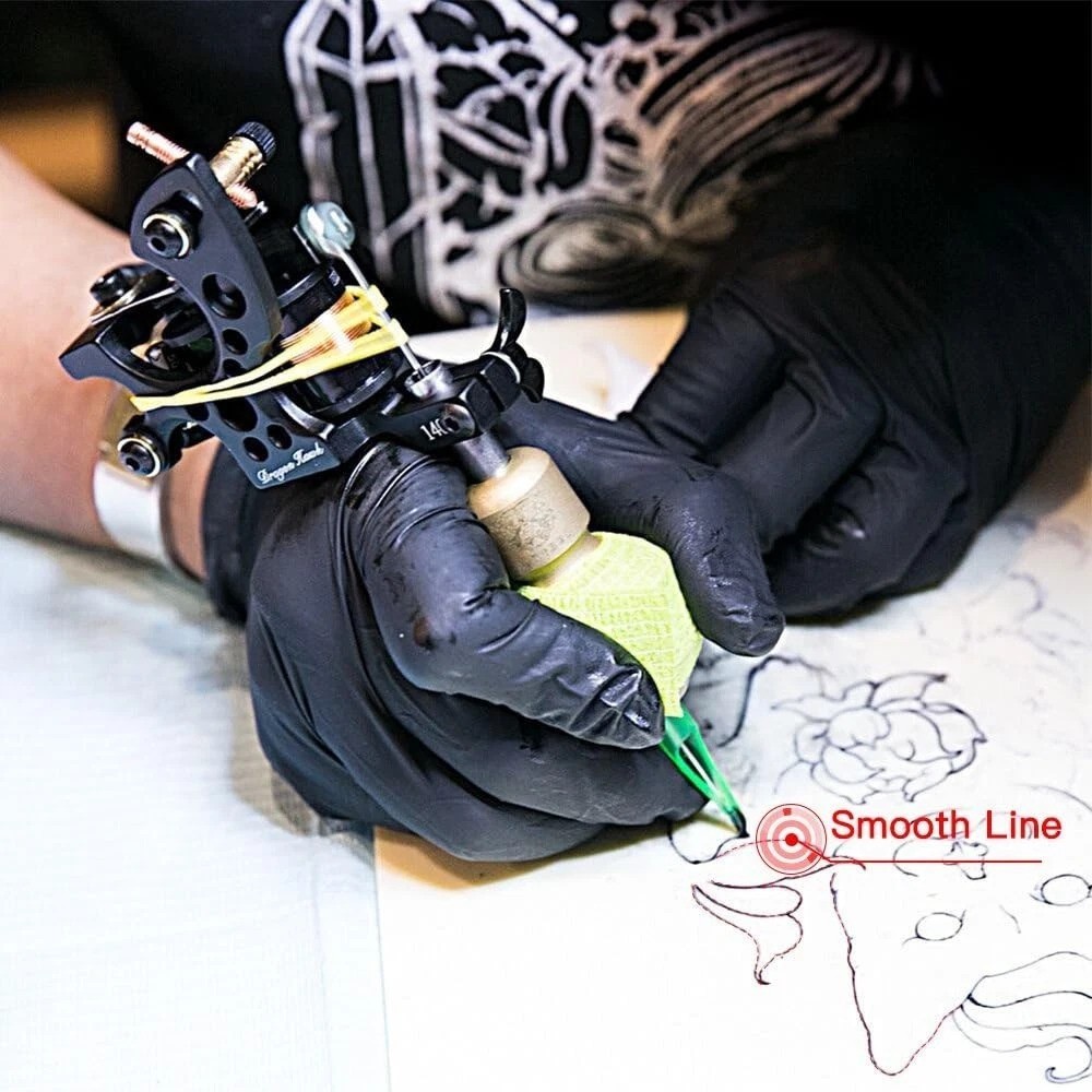 Beginner-Friendly Tattoo Kit with Two Pro Machines, Ink & 20 Sterilized Needles