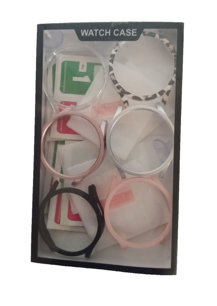 Samsung Galaxy Watch Case (6 Pack) With Screen Protector