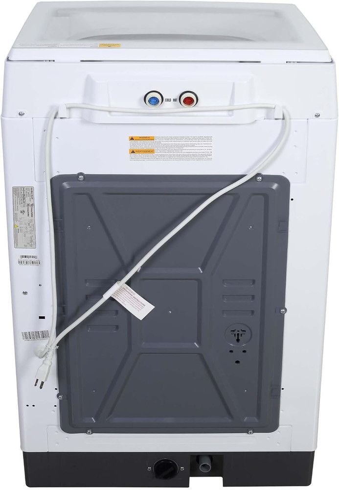 Portable Washer-Led Digital Display Panel-5 Cycles-Top Loading Design-Low Noise