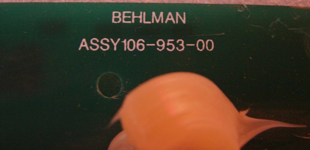 Behlman Assy 106-953-00