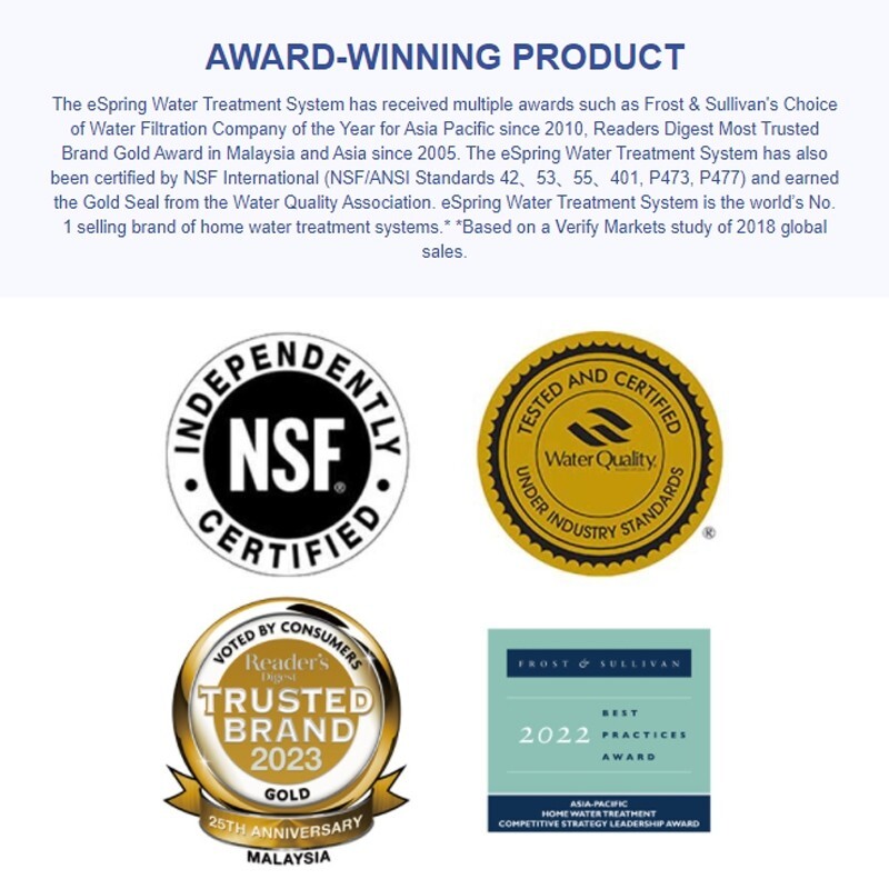 Amway eSpring Replacement Water Filter Cartridge UV Tech for 100185 - 100189