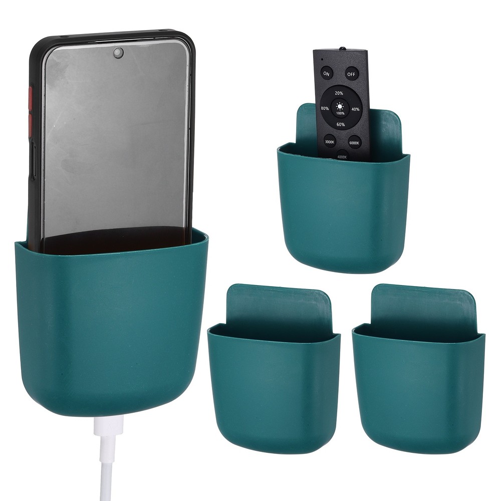 4pcs wall remote control door, phone sticker, blue