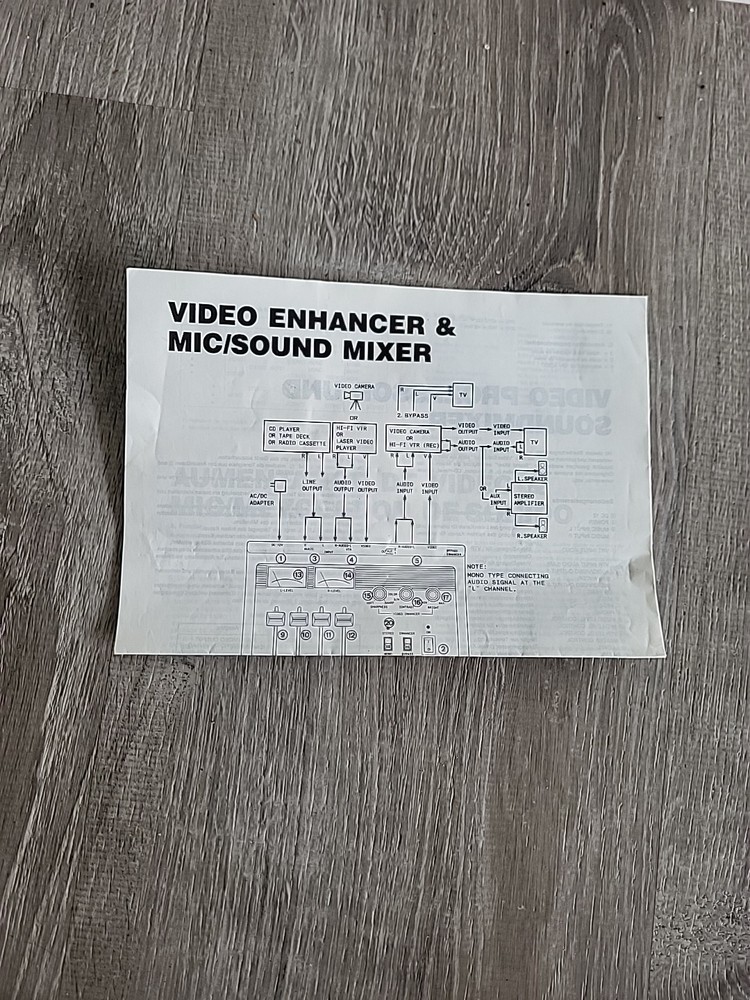 Vanguard VM-304 AV Editing System - Used Working