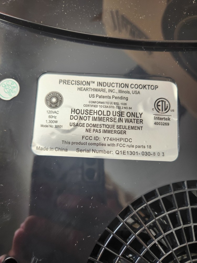 Nuwave Precision Induction Cookware NIB MODEL 30101
