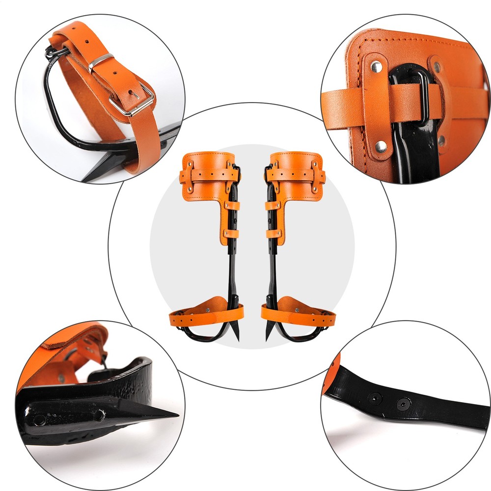Tree Climbing Spike Set with Safety Belt for Tree Work Camping Accessories