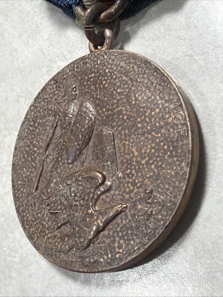 US Army For MEXICAN BORDER SERVICE Full Size Medal Numbered