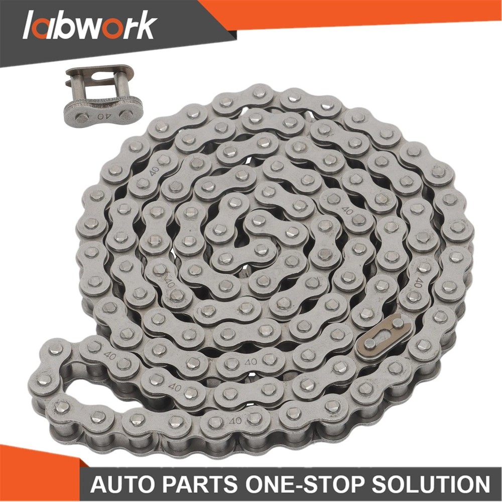 Labwork 5 Feet of #40 Roller Chain Includes 2 Free Connecting Links