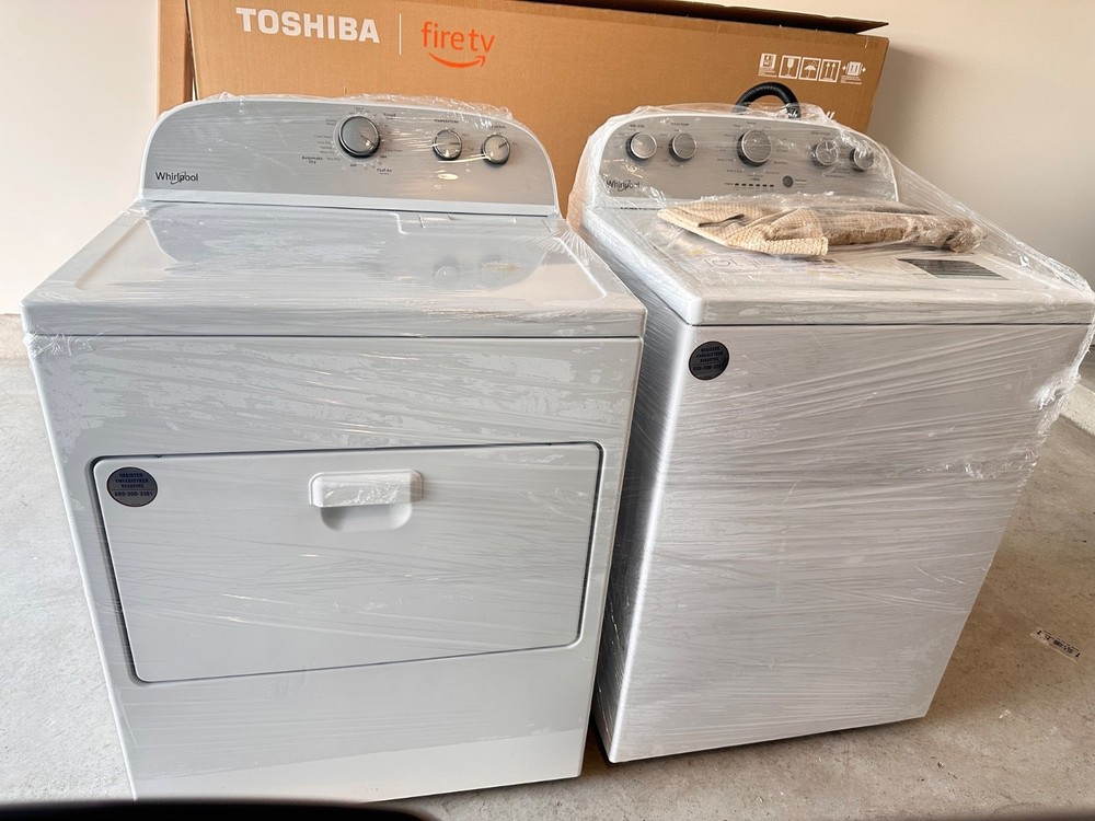 washing machine and dryer set new