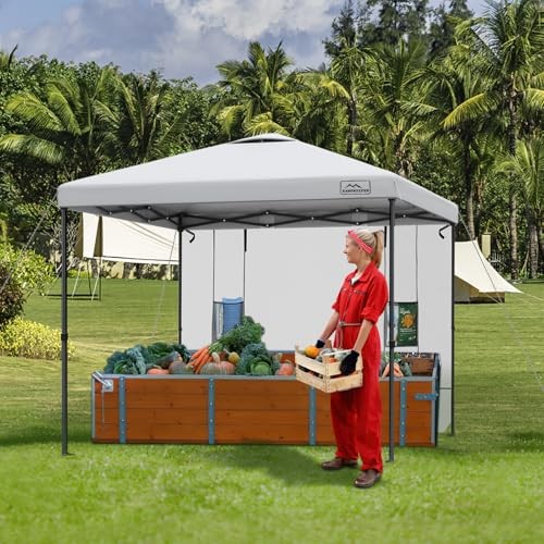 Instant Canopy Sidewalls with 4 Pockets for Pop Up Canopy Frame,2Pcs White