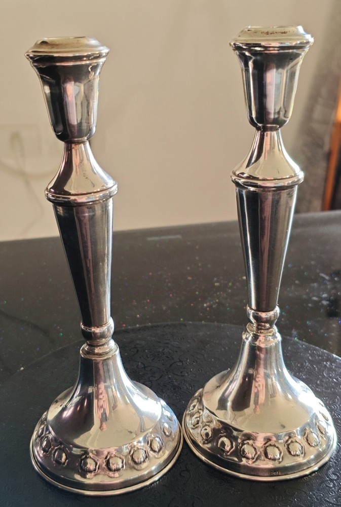 CANDLSTICKS 800 Solid Silver