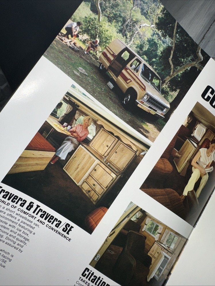 Contempo Van Sales Brochure series E 1978 Original Copy