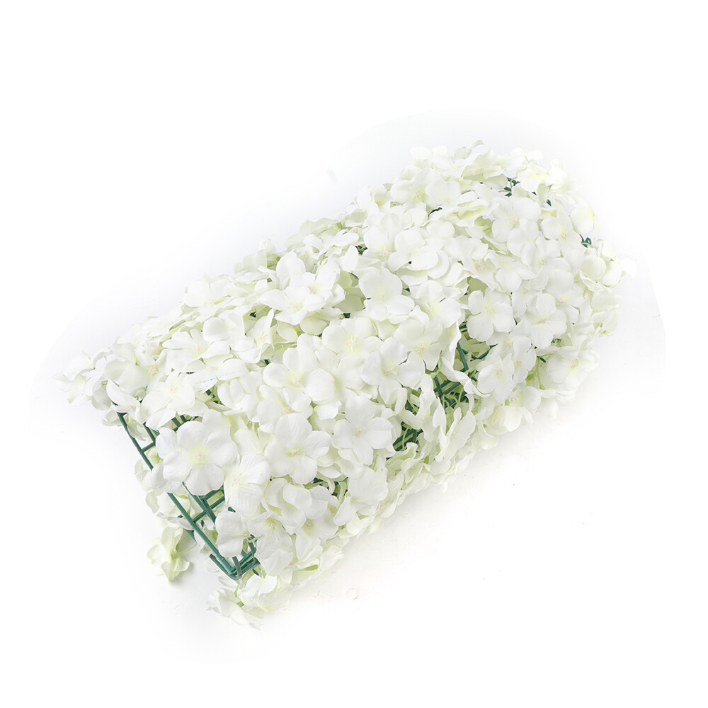 10Pcs Artificial Flower Wall Panel Realistic Flowers Board Wedding Party Decor