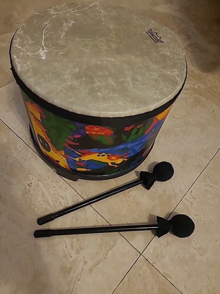 Remo Kids Percussion Floor Tom, Rainforest