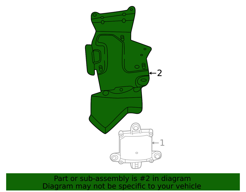 Genuine Mitsubishi Bracket 8639A276