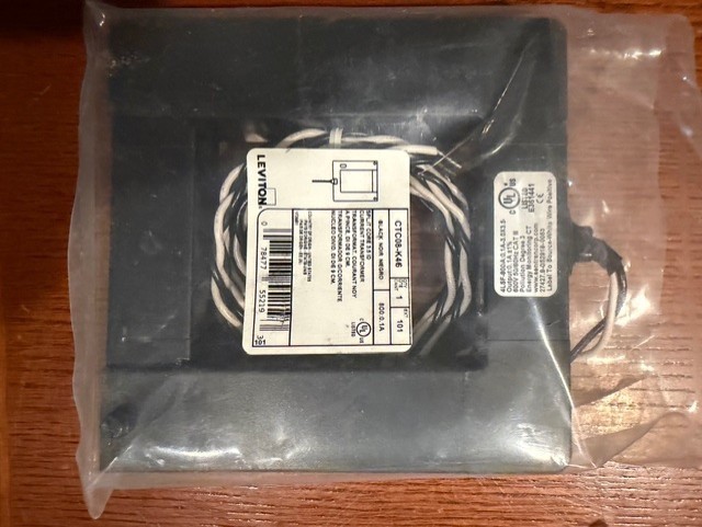 Leviton split core CT CTC08-k46 **3 PACK** 800A