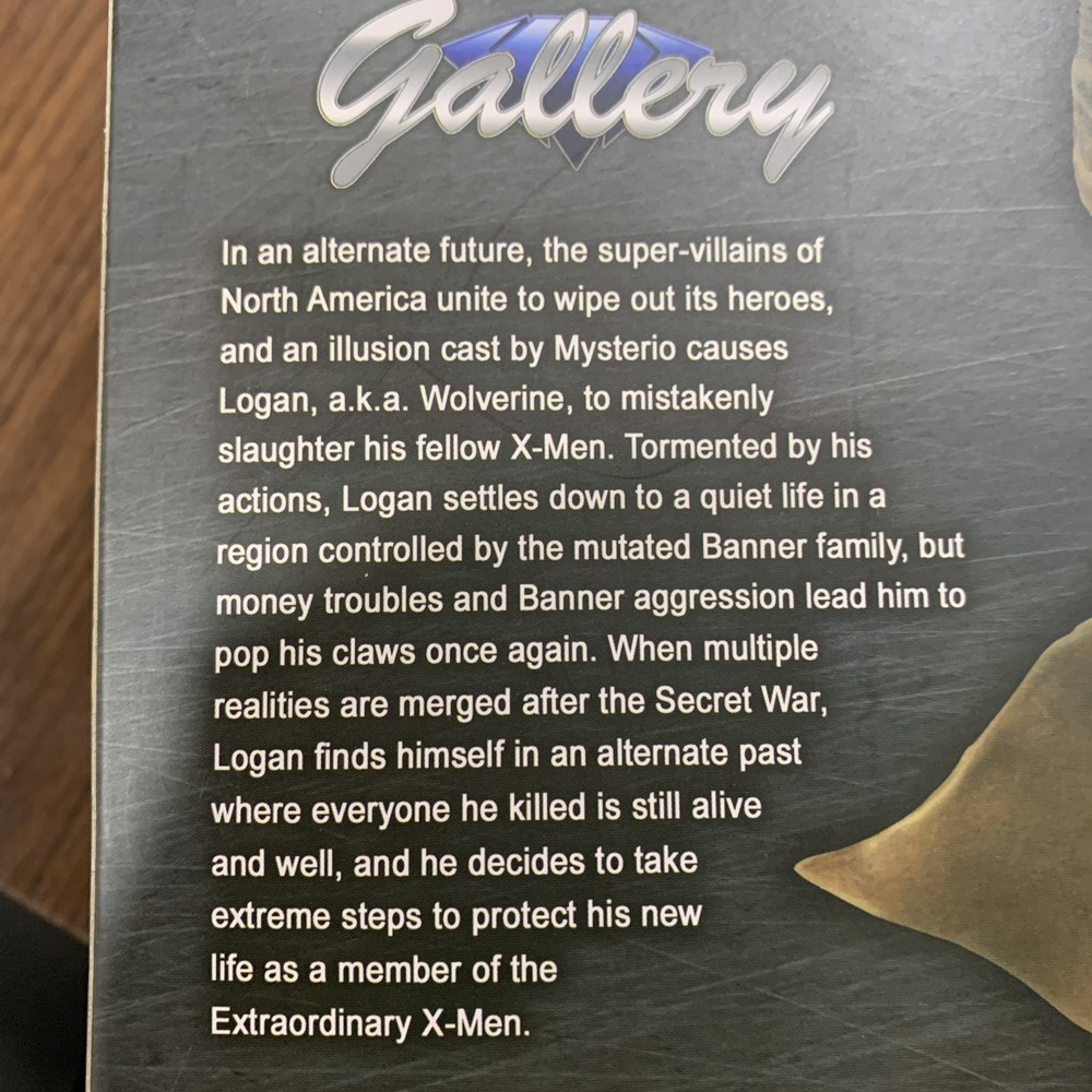 2017 Diamond Marvel Gallery Old Man Logan Statue 9” Tall