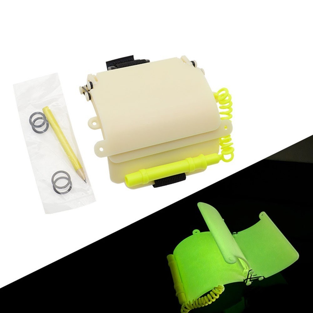Diving Log Book Diving Wrist Slate Night Diving ABS Material Compact Design