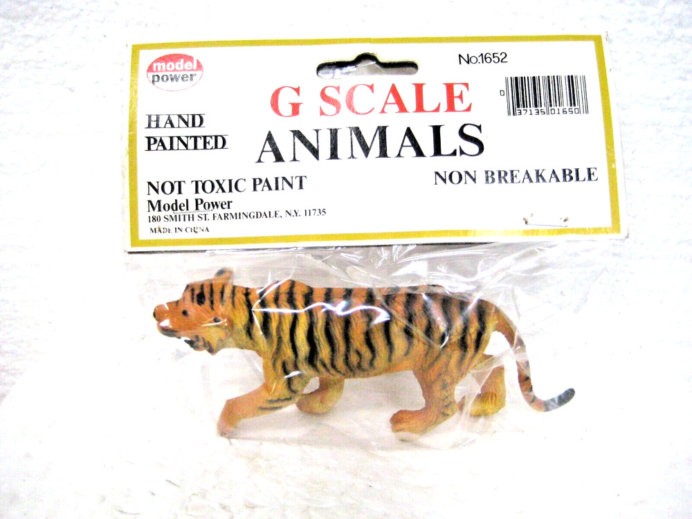 MODEL POWER G SCALE ANIMAL TIGER #1652