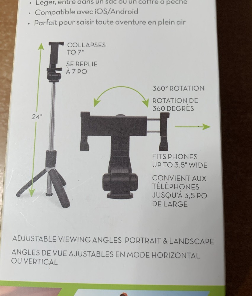 ProX Trophy Tripod Bluetooth Xventure Bracketron Remote Boxed