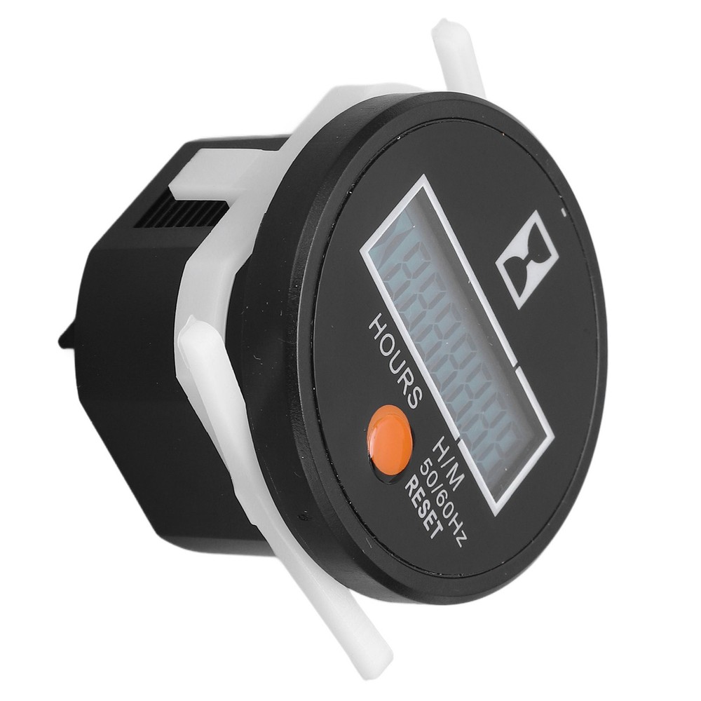 Hot Digital Hour Meter Mechanical Hourmeter Wide Range With Reset Button 24‑240V