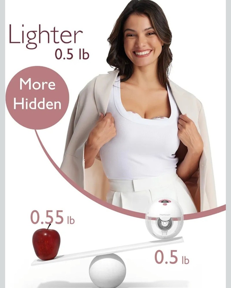 Dual Wearable M5, App Control 3 Mode/Bluetooth, Discreet, Quiet, Momcozy, New