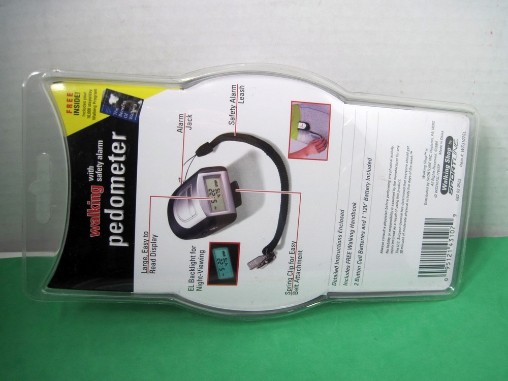 Sportline 082 02 0525 Multi-Function Walking Shop Pedometer