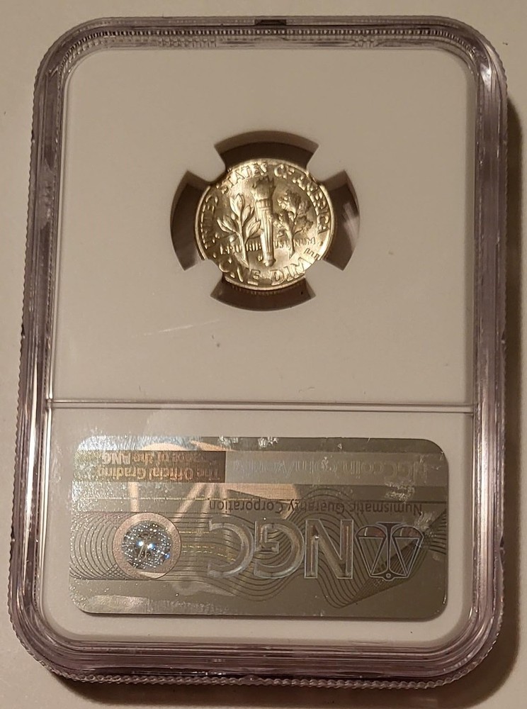 1963 D Roosevelt Dime MS66 NGC