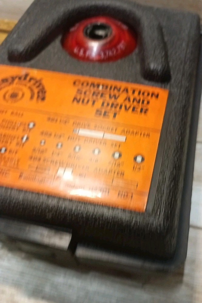 Vintage Creative Tools Easydriver Combo Ratchet Tool System Set Complete Used FS