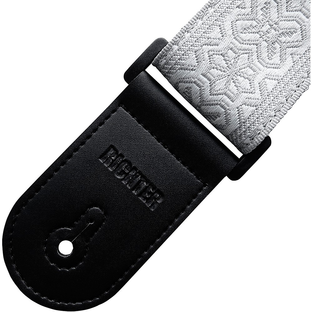 RICHTER Retro Guitar Strap Silver