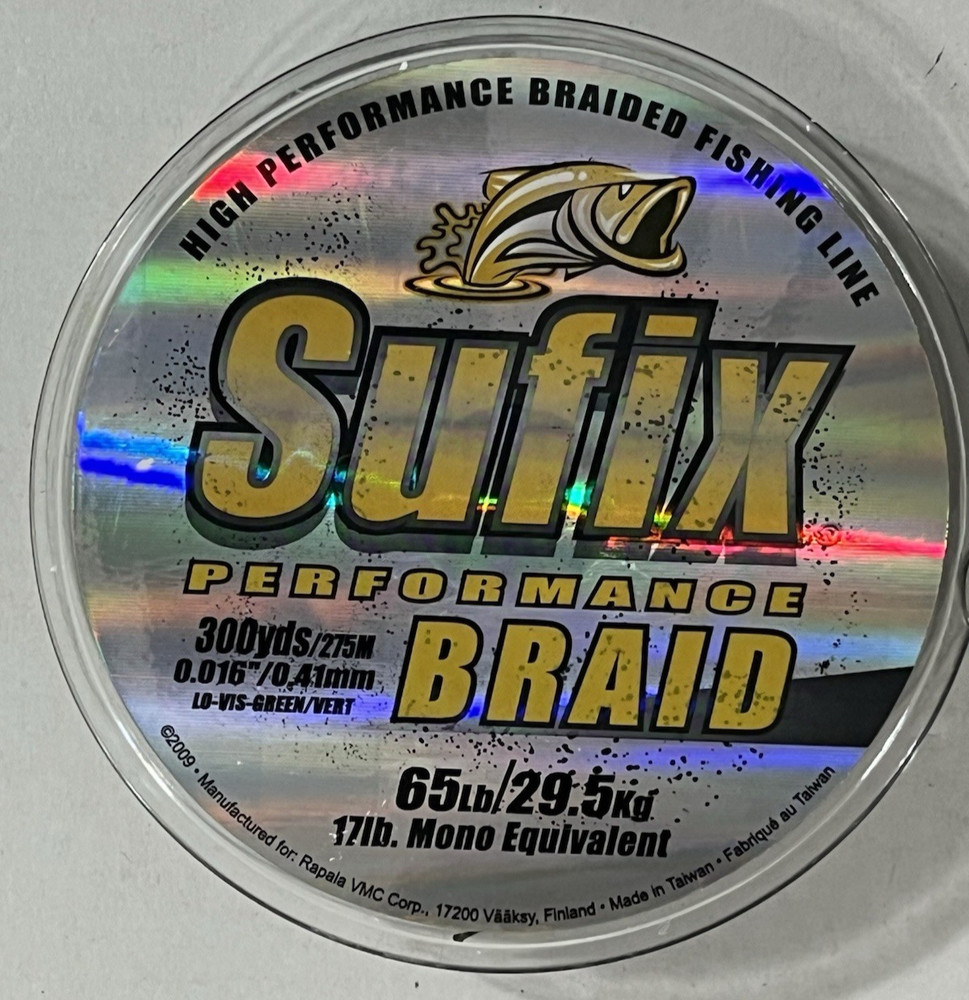 Sufix Perfomance Braid 65# 0.016" 300 Yds