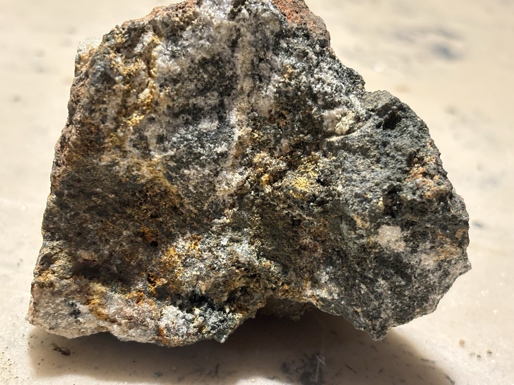 rich silver ore on quartz