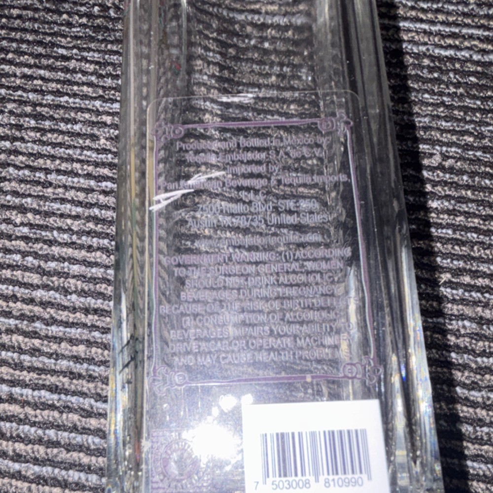 Embajador Reposado Tequila bottle Empty