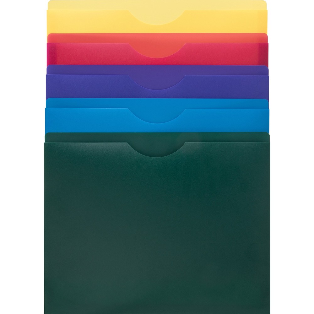 Business Source File Jacket, Assorted (44435), Pack of 10 10,