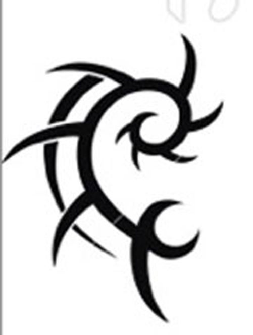 Tribal Make Up Stencil- 5 Pack