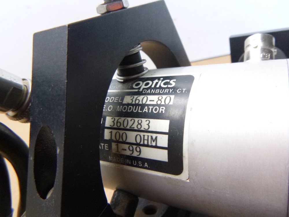 ConOptics 360-80 Electro-Optic E.O. Modulator 100 ohms, Mount, Cables