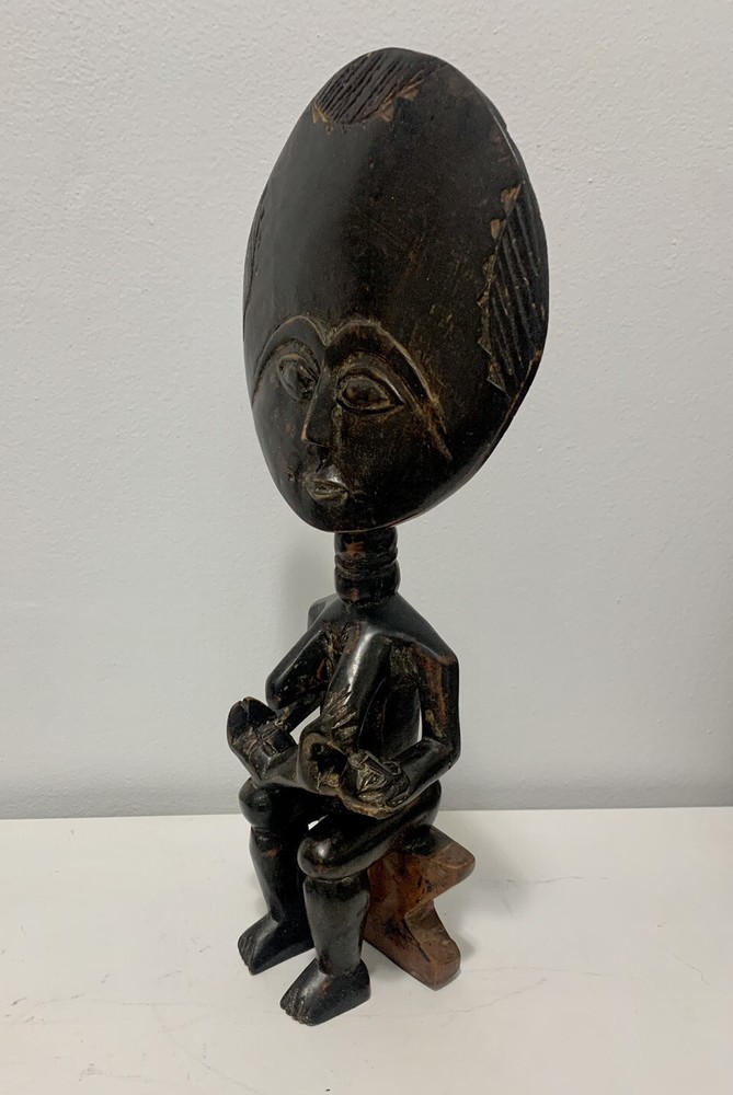 African Fertility Statue Vintage Handcrafted