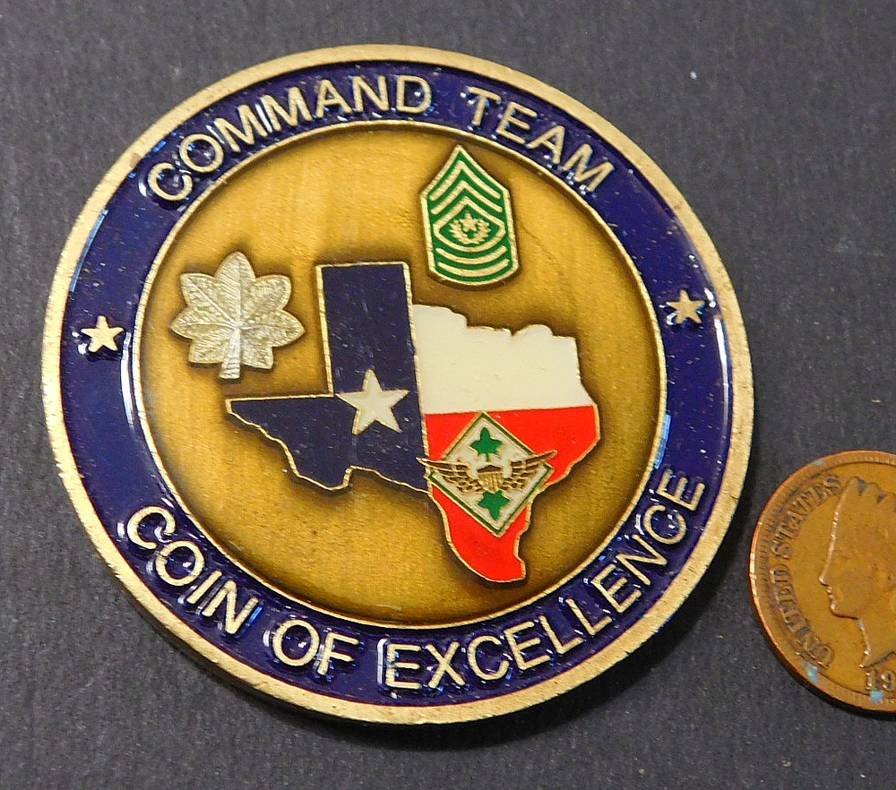 IRON EAGLE PROVIDERS - 404th AVIATION SUPPORT BN COMMAND TEAM EXCELLENCE COIN