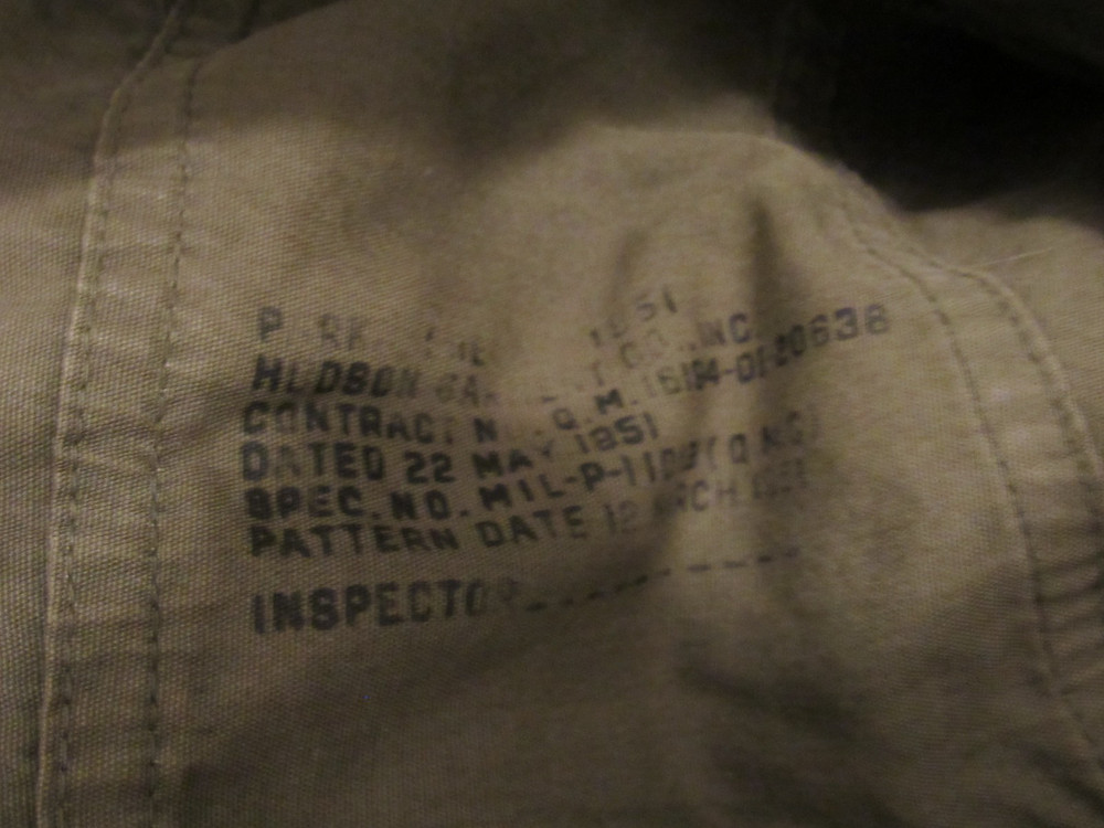M1951 Fishtail Parka Medium Korean War complete