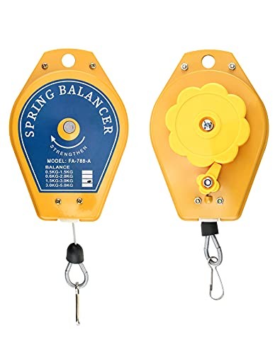 Spring Balancer, 2 Pack 3.3lbs - 6.6lbs Bearing Retractable Tool Fixture