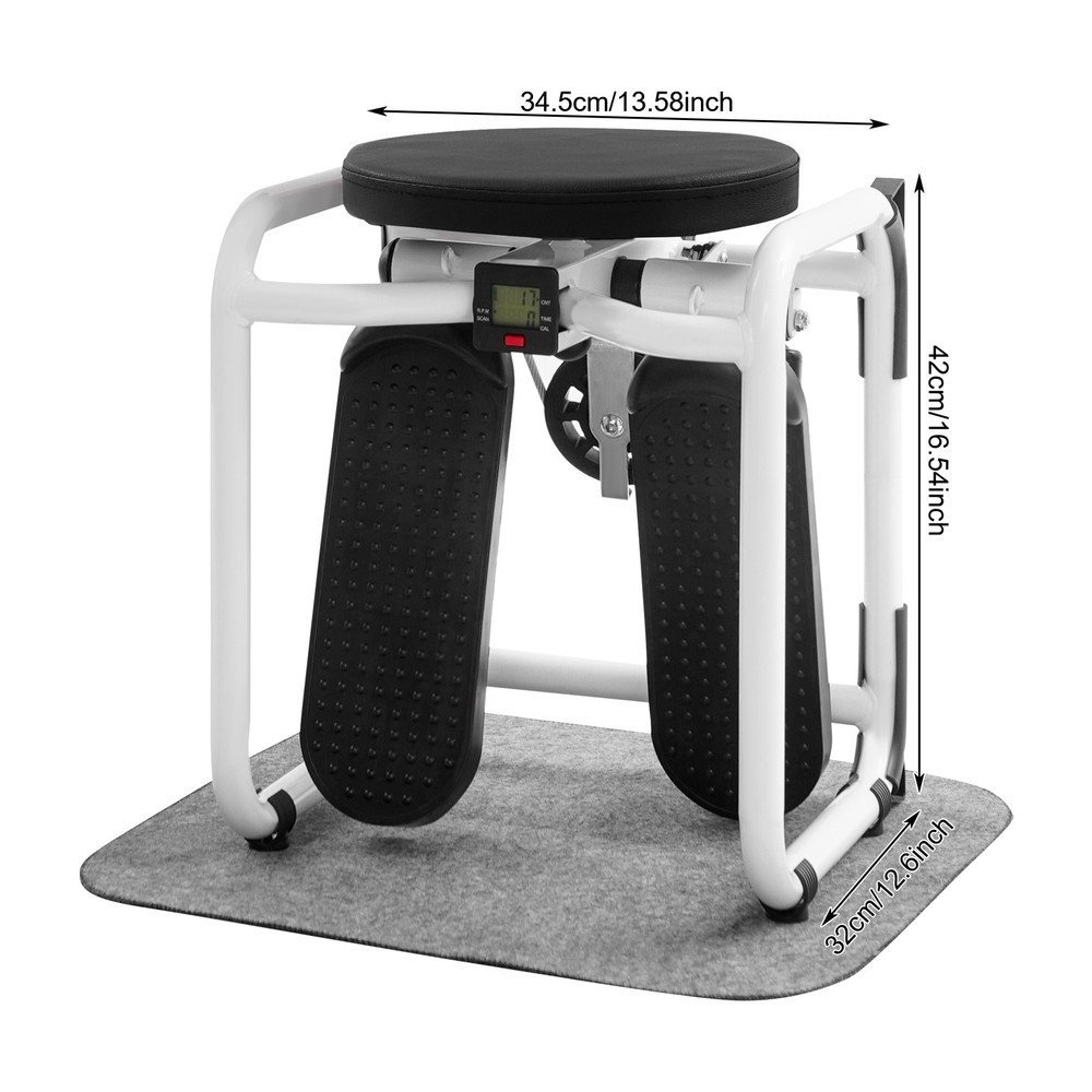Multi-Function Stepper with Seat, Stepper for Home, Mini Sport Stepper US~