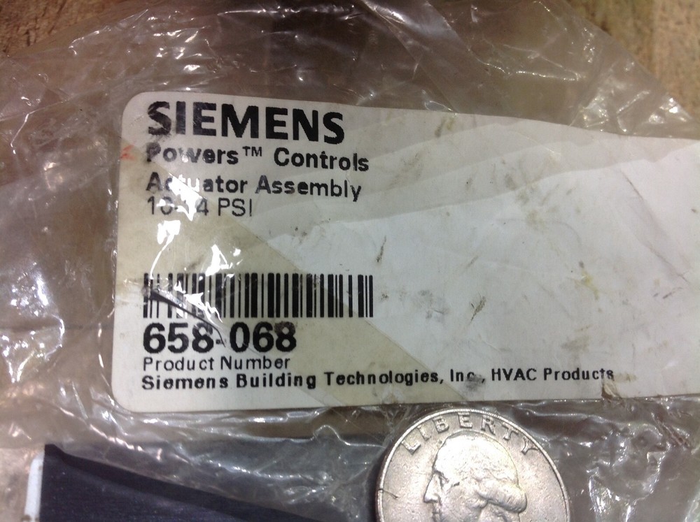 Siemens 658-068 Powertop Replacement Actuator Assembly model 168 011022
