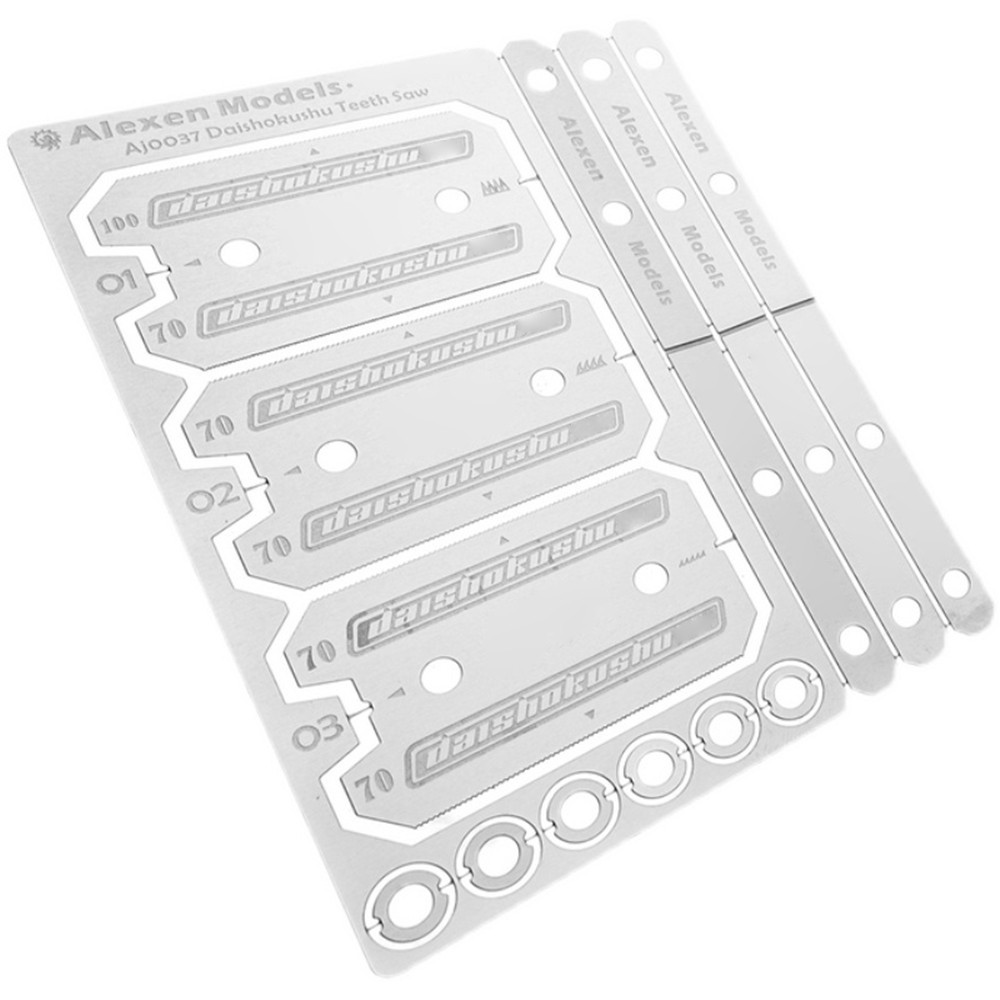 Aanti-Rust Metal Etching Saw Blade Set Model Plate Cutting Separating Tool