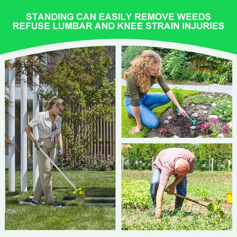 Weed Puller Tool Head, Manual Weed Remover Claw, No Pole, Root Remover for Lawn