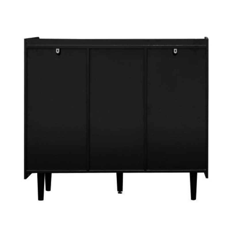 Sideboard Buffet Cabinet Modern Coffee Console with Storage,Red Doors,2 Drawers