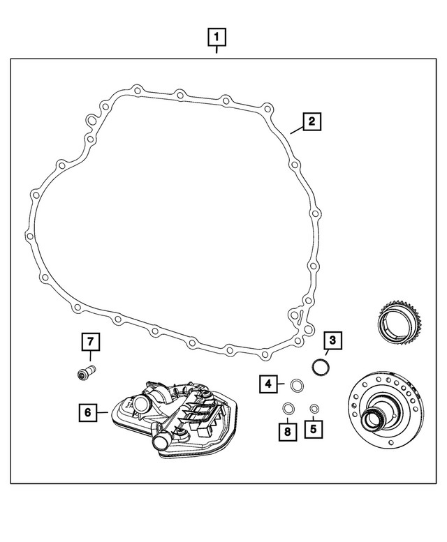 Genuine Mopar O Ring 4752915AA