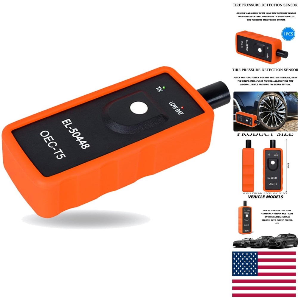 OEC-T5 TPMS Programming Tool - Waterproof Tire Pressure Sensor Activator