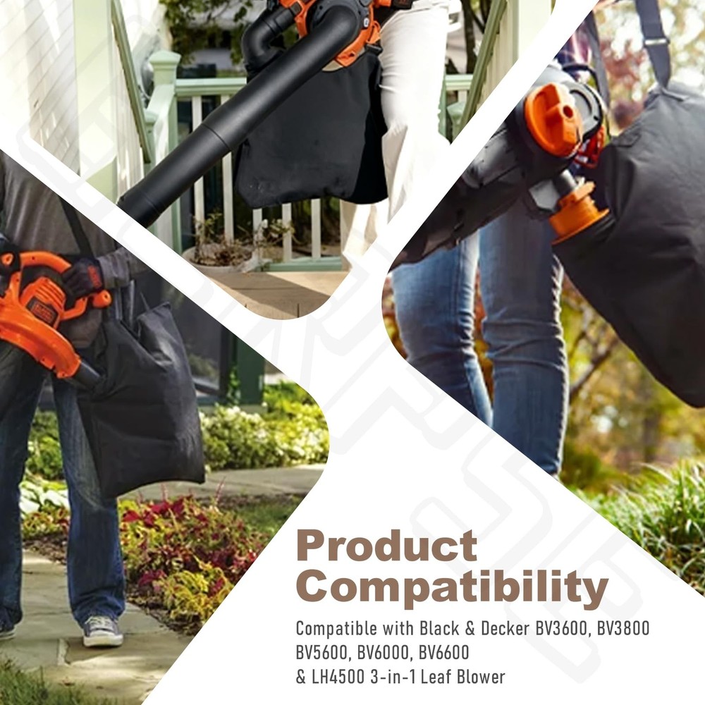 BERPSE 90560020-01 Leaf Blower Shoulder Bag Compatible with Black & BLACK