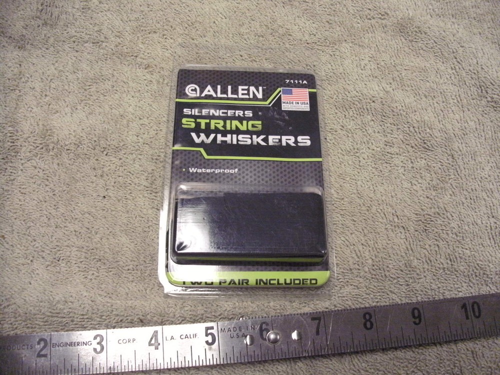 Allen #7111A Silencers String Whiskers , Two Pair in Package,